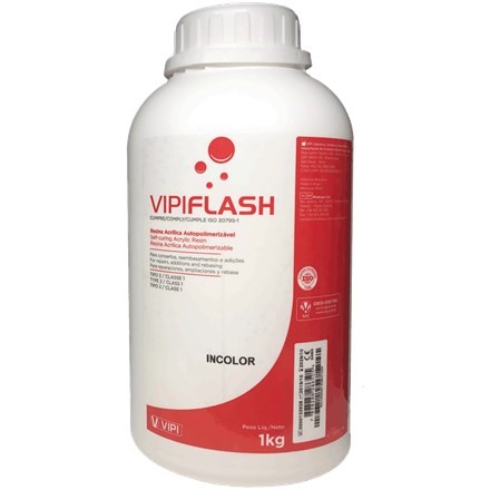 Resina Acrílica Autopolimerizável VIPI Flash
